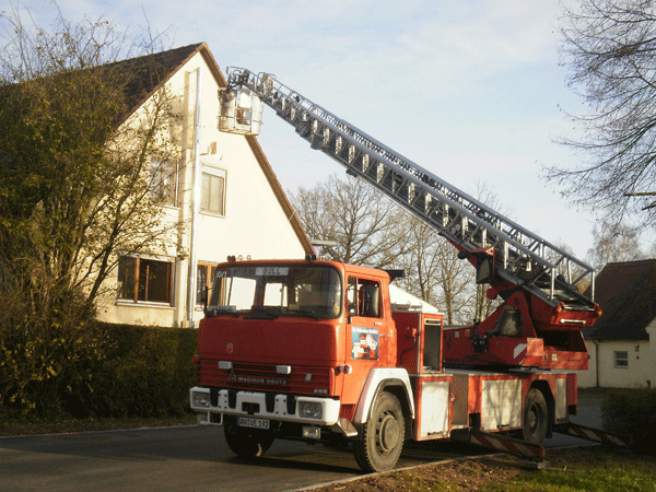 Anbringung Außenkamin