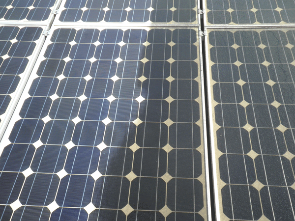 Photovoltaikanlage - vorher und nachher