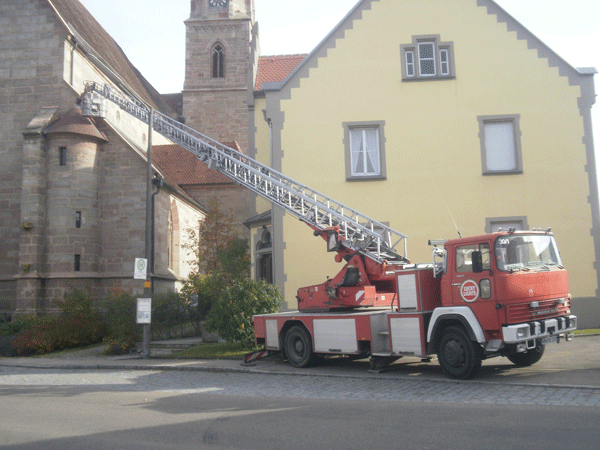 Restaurationsarbeiten Kirche